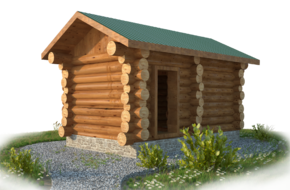 баня 6х3 в чашу под крышу