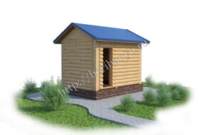 баня 3х4 под крышу